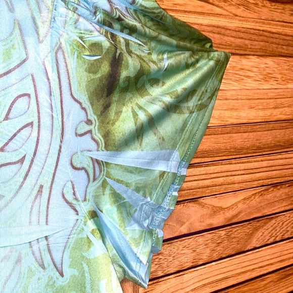 Unity Blouse Jewel Tones Boho Sleeves V Neck Beadwork 3x - Picture 5 of 9